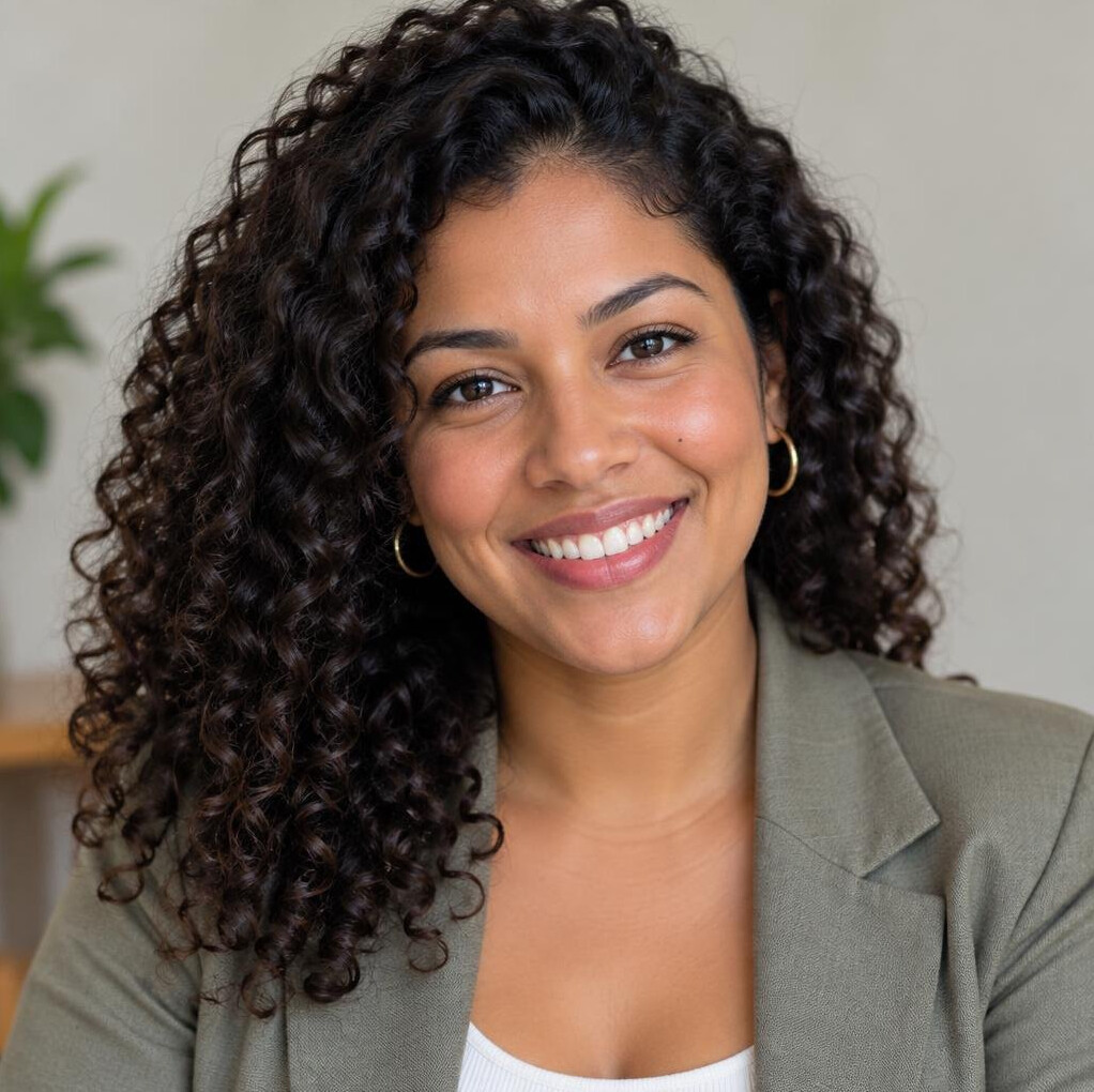 Smiling professional woman portrait